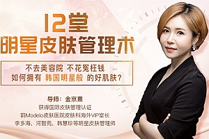 韩式肌肤的秘密:12堂明星皮肤管理术