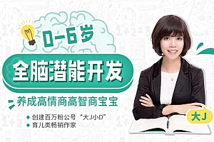 0-6岁全脑潜能开发,养成高情商高智商宝宝