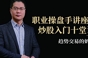 趋势交易的奶爸,职业操盘手:炒股入门十堂课