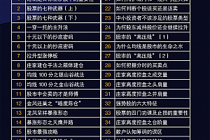 张帆均线100分:量化交易系统实战课