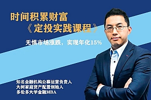 柳叔《时间积累财富 定投实践课程》
