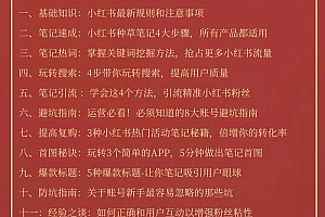 狼叔小红书爆款推广引流训练课第11期