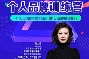张萌萌姐个人品牌训练营课程视频