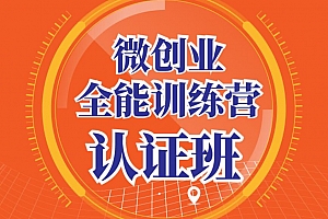 张萌萌姐微创业全能训练营认证班课程视频