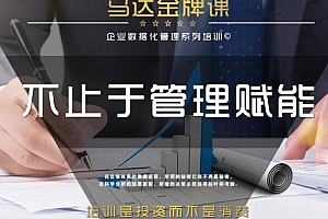 企业管理数据分析全体系落地培训