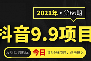 抖音9.9课程项目,没粉丝也能卖课,一天300+粉易变现