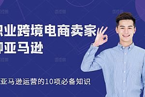 职业跨境电商卖家聊亚马逊:亚马逊运营的10项必备知识
