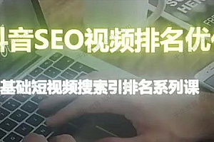 零基础短视频搜索排名课《抖音seo视频排名优化》