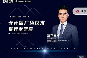 禾兴社的卡直播广场技术系列专业课