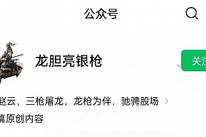 【龙胆亮银枪】枪哥游资:极简看盘系统