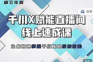 枫芸传媒-线上千川提升课