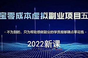 黄岛主的淘宝蓝海虚拟项目陪跑训练营5.0