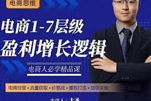 大圣:电商1-7层级盈利增长底层逻辑课