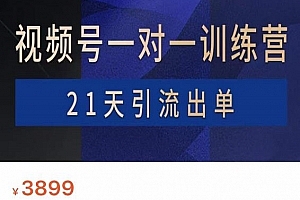 花爷×Alan×figo视频号一对一训练营,21天引流出单3899
