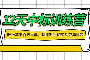 张金洋12天中标训练营,大客户销售业绩提升