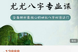 众妙学堂 尤尤《八字专业课》