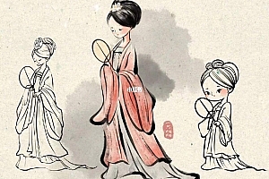 殷尧古风人物专题2022年21天角色造型团练ipad插画课【画质不错只有视频】