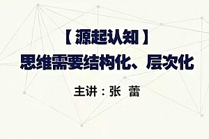 思维技术应用专家张蕾:23堂思维导图课