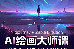 AI进化社2023年MJ&Stable diffusion绘画课