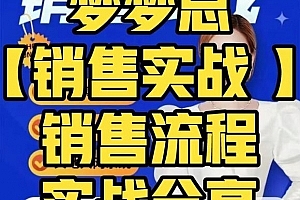 梦梦总-销售心法-销售落地实战分享