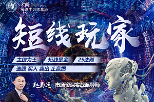 赵昌运《短线玩家》第一期