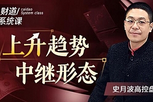 【史月波高控盘】史月波 上升趋势中继形态