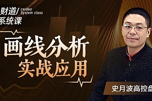 【史月波高控盘】史月波 画线分析实战应用