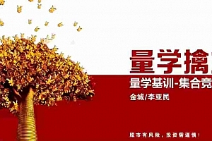 量学云讲堂金城李亚民集合竞价课程4集