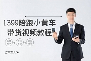 1399陪跑tiktok小黄车带货视频教程,tiktok跨境电商教程