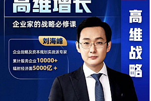 刘海峰高维增长:企业家的战略必修课_新版 (20节)