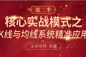 张重核心实战模式之:K线与均线系统精准应用(第二季)
