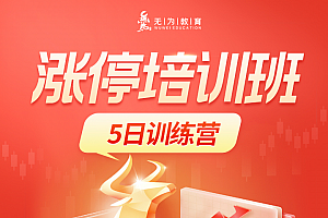 涨停培训班 5日特训营-无为二师兄李栋