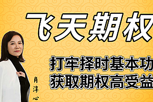 肖淳心飞天期权 · 裸K择时课