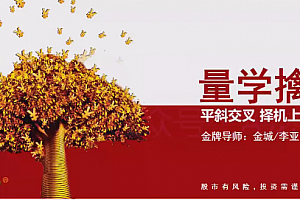 量学云讲堂金城李亚民量学擒龙伏击龙头第57期+量学8段位课