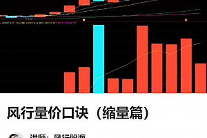 风行股海-风行量价口诀(缩量篇)