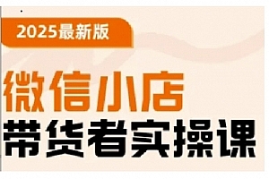 陈奶爸老师2025最新版微信小店带货者实操课,基础操作到高级运营技巧,快速上手