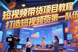 短视频带货项目教程,打造短视频带货第一队伍