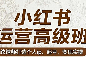 伊伊小红书运营高级班 纹绣师打造个人ip、起号、变现实操