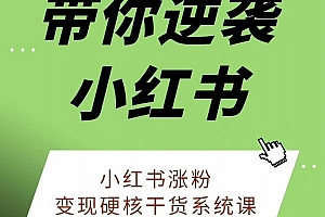 老夏带你逆袭小红书 小红书涨粉+变现硬核干货系统课