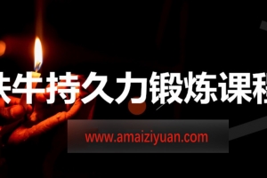 铁牛男性持久力提升第三版课程