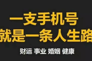 原野手机号码数字能量预测学