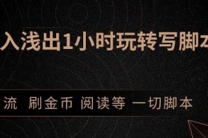 王半圈深入浅出1小时学会写引流脚本