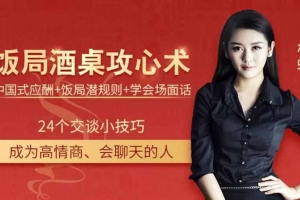 饭局酒桌攻心术:教你玩转饭局,获得贵人青睐,成为职场红人