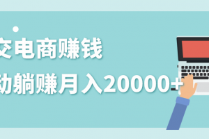 社交电商被动躺赚月入20000+ 躺着就有收入