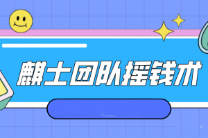 麒士团队摇钱术