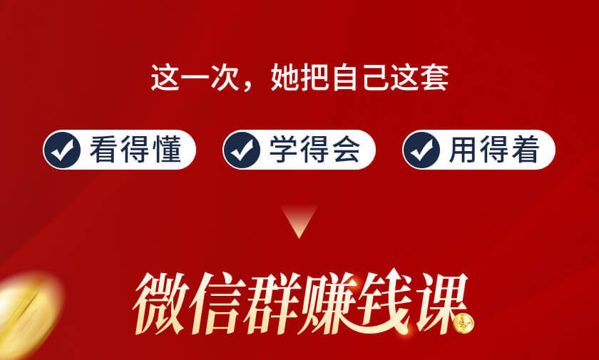 柳婉琴《微信群赚钱课》从月薪2000到月入过万