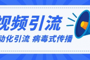 视频批量精准引流实战方法
