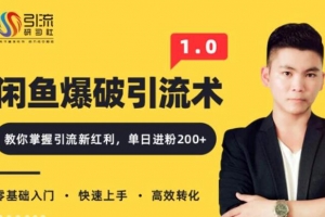 九京闲鱼爆破引流1.0课程视频