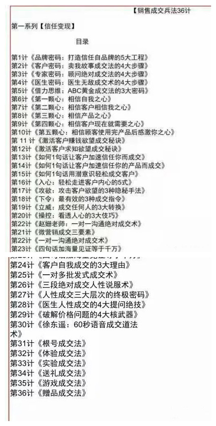 销售成交兵法36计电子书