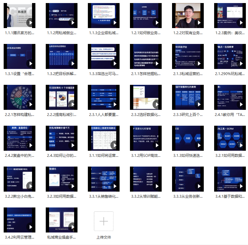 陈维贤私域商业操盘手培养计划第三期视频